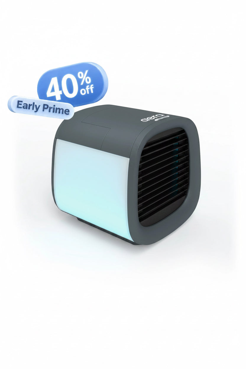 Personal air cooler in urban grey